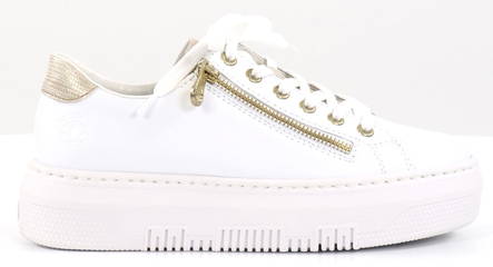 Rieker Sneakers M1921-80 white - Rieker women`s sneakers - 133078 - 1