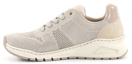 Rieker Sneakers M4904-64 beige - Rieker women`s sneakers - 133588 - 2