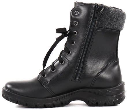 Sievi women's leather Ankle Boots Milja, Black - Women's ankle boots - 132378 - 2