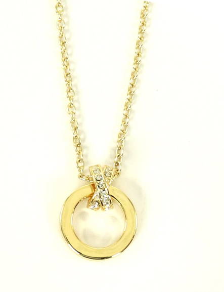 Snö of Sweden Necklace Livly big g/clear - Necklaces - 129968 - 2