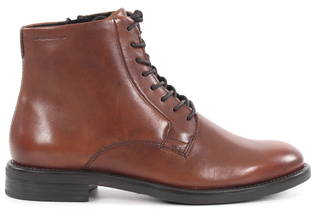 amina cognac leather boots