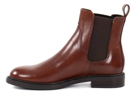 Vagabond Leather Ankle Boots Amina cognac - Women's ankle boots - 129778 - 2
