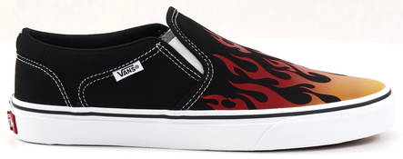 Vans Sneakers Asher flame black white Stilettoshop.eu webstore