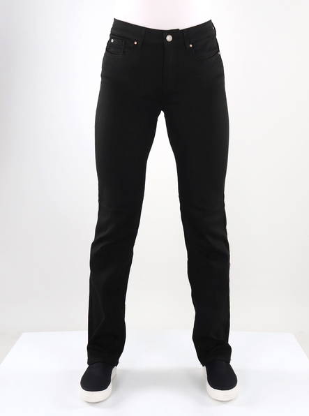 Vero Moda women's jeans Flash MR straight black - Women's jeans - 135128 - 1