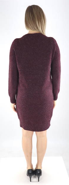 Vero Moda Knitted Dress Doffy winetasting - Women's knitwear - 132178 - 2