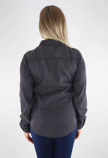 Vila Denim Shirt denim black - Women's shirts and blouses - 131708 - 2