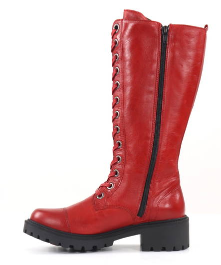 Vintro Boots Aava Texas Maroa red - Women's boots - 132218 - 2