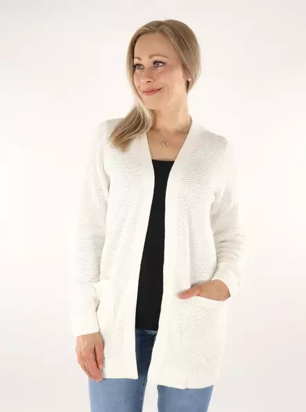 Vila women's cardigan white Alyssum - Women's knitwear - 136398 - 1