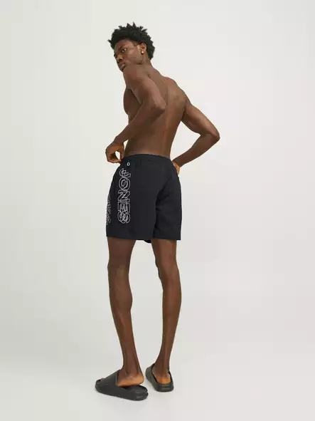 Jack&Jones men's swimming shorts Fiji Double Logo black - Men's shorts and capri - 136418 - 2