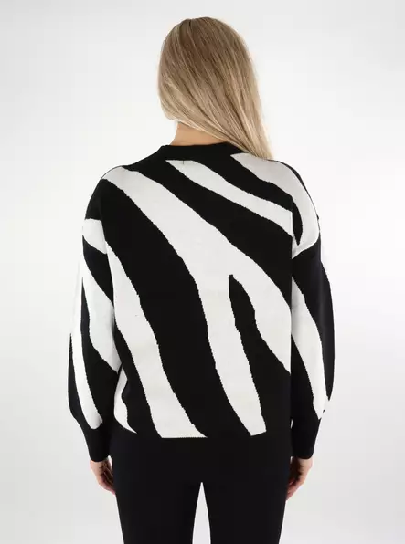 Vero Moda women's sweater black/W.birch A - Women's knitwear - 136798 - 2