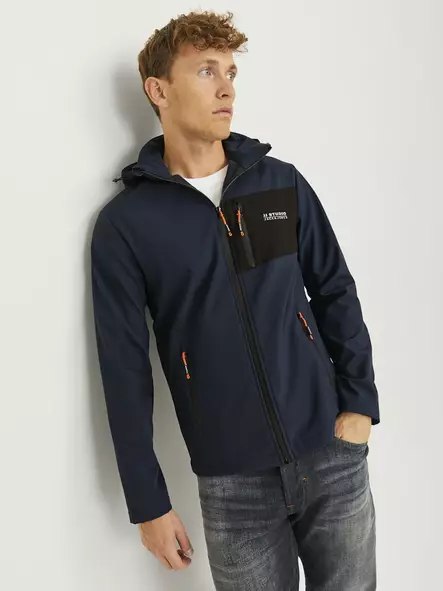 Jack&Jones men's softshell jacket navy blazer - Men's jackets - 136858 - 1