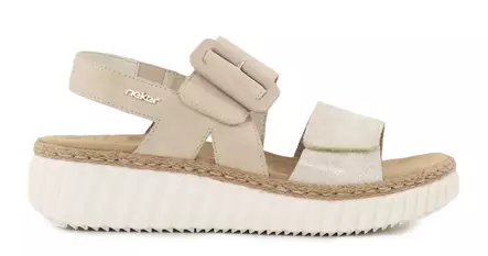 Rieker women's sandals 69260-60 beige - Rieker women`s sandals - 138228 - 1