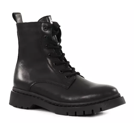 Tamaris women's genuine leather ankle boots 25269-41 black - Tamaris ankle boots - 138958 - 1