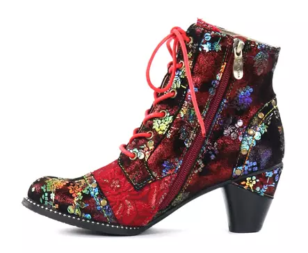 Laura Vita women's ankle boots Alcizeeo 12 framboise - Women's ankle boots - 139078 - 2