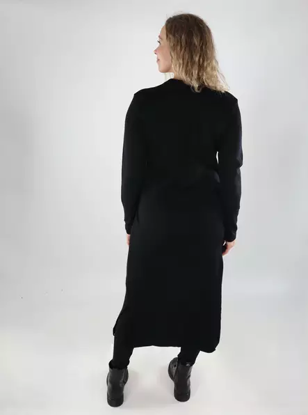 North Outdoor midi dress in black - Women's knitwear - 139478 - 2