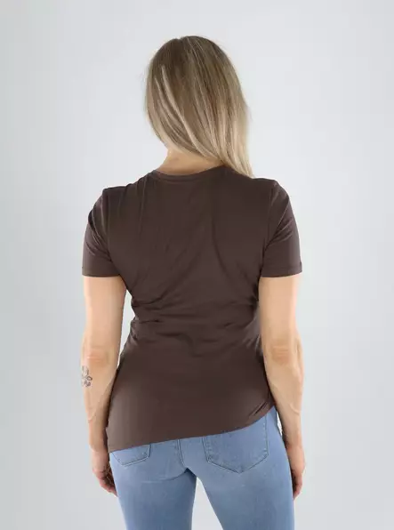 Only t-shirt ruching chocolate martini - Women's T-shirts - 141258 - 2