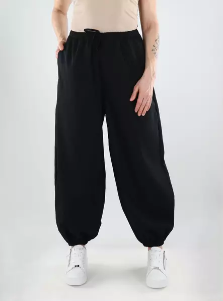 JDY women's balloon pants MW Loose black - Women's trousers - 140168 - 1