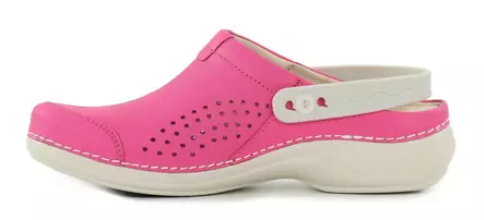 Nursing Care Machine washable clogs WG3AP09 fuchsia - Women's work shoes - 112318 - 2