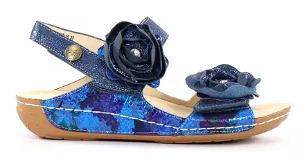 Laura Vita women's sandals Linao 15 bleu - Women's sandals - 137968 - 1