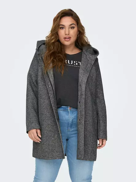 Only Carmakoma Jacket Sedona light, Dark Grey - Women's light jackets - 127458 - 2