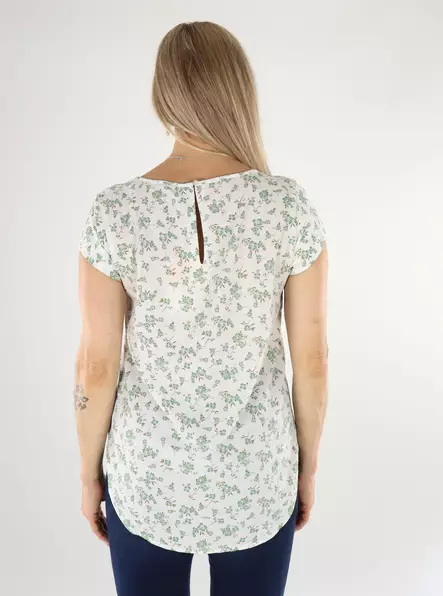 Only T-shirt Nova lux hemlock/555 Flora - Women's T-shirts - 136448 - 2