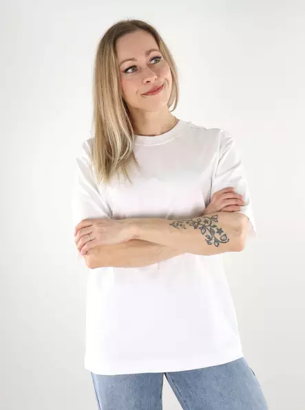 Only women's t-shirt Manhattan Oversize bright white - Women's T-shirts - 137598 - 1