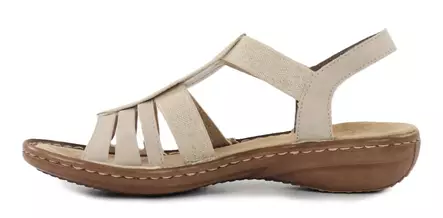 Rieker women's sandals 608C0-62 beige - Rieker women`s sandals - 138188 - 2