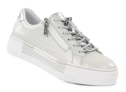 Rieker women's sneakers N4960-90 silver/platinum - Rieker women`s sneakers - 140488 - 1
