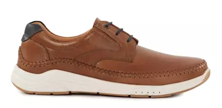 Topman men's genuine leather walking shoes 15024 medium brown - Men's walking shoes - 138058 - 1