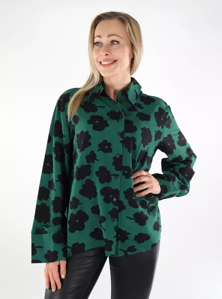 Vero Moda women's dress shirt dark green - Women's shirts and blouses - 136998 - 1