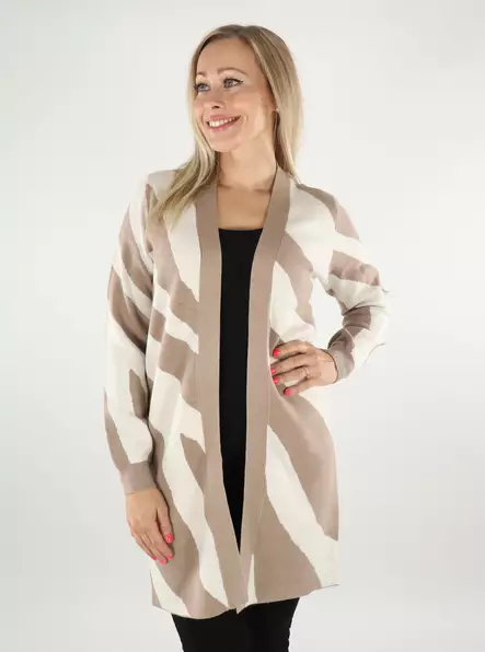 Vero Moda women's cardigan silver mink/birch - Women's knitwear - 136828 - 1