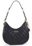 Guess Shoulder Bag Abey small black - Handbags - 132688 - 1