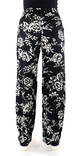 JDY women's wide leg pants Star Bora black/white - Women's trousers - 135748 - 2