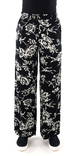JDY women's wide leg pants Star Bora black/white - Women's trousers - 135748 - 1
