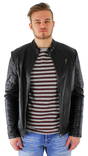 Jack&Jones Leather Jacket Caps black - Men's jackets - 113908 - 1