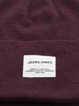 Jack & Jones Men's Beanie Clong catawba grape, burgundy - Men's gloves, scarfs and caps - 129478 - 2