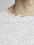 Jack&Jones Sweater, light grey melange - Men's knitwear - 129918 - 2