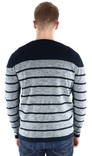 Jack&Jones Men's Sweater Jeans sky captain/strip - Men's knitwear - 127168 - 2