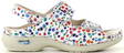 Nursing Care Machine washable sandals WG9F4 Flowers 2 - Women's work shoes - 115268 - 3