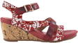 Laura Vita Wedge Sandals Benoit 22, Red - Women's sandals - 120668 - 1