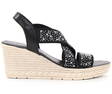 Marco Tozzi Wedge Sandals 28345-22, Black - Women's sandals - 123518 - 1