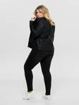 Only Carmakoma Plus size Women's Jacket Robber faux pu, Black - Women's leather- and pu-jackets - 125708 - 4