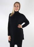 Only women's long sweater black - Women's knitwear - 134928 - 1