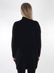 Only women's long sweater black - Women's knitwear - 134928 - 2