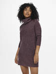 Only Knitted Dress Jana cowlneck, rose brown - Women's knitwear - 132238 - 4