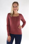 Pieces Shirt Kitte apple butter - Women's long sleeved shirts - 134238 - 1