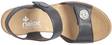 Rieker Wedge Sandals 619B9-00, Black - Rieker women`s sandals - 126088 - 3