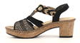 Rieker Sandals 638C7-00, Black - Rieker women`s sandals - 130068 - 2