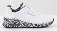 Skechers Sneakers 155506/WBK UNO LOVING LOVE, white - Skechers women`s sneakers - 132718 - 1