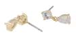 Snö of Sweden Earrings Ashley gold/clear - Earrings - 135288 - 2